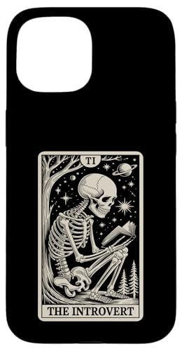 The Introvert Tarot Card Indoorsy Skeleton Inrovert �X�}�z�P�[�X iPhone 15 �p
