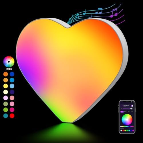 Light Up Letters USB Powered, LED Letter Lights Color Changing Alphabet Sign Gifts for Girls Women Party Birthday Decorations, APP Control, Night Light Christmas Valentine Wall Table Decor - N