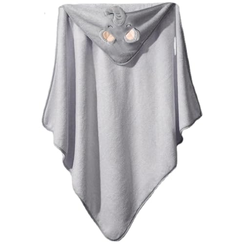 Serviette de bain à capuche bébé, drap de bain enfants doux et absorbant - 5