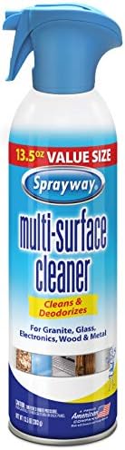 Sprayway SW007R Multi-Purpose Cleaner, Cleans & Deodorizes, for Granite, Glass, Wood, and Metal, 13.5 Oz