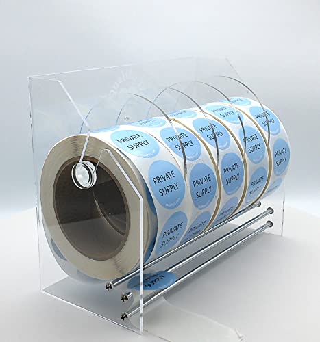 9 Inch, Adjustable 6-Disk Label Dispenser, By Quality Iz #TOP4