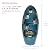 Alpine Corporation 39" Tall 5-Tier Cascading Waterfall Fountain with LED Lights, Outdoor Water Feature for Garden, Patio, Yard, and Deck, Blue