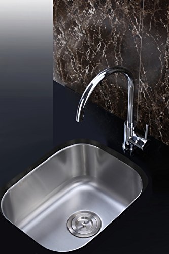 Ruvati Rvm4111 Undermount 16 Gauge 12" Bar Prep Sink, Stainless Steel #TOP7