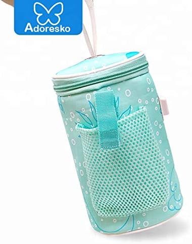 Travel Baby Bottle Warmer, Portable Milk Bottle Heater, USB Powered Milk Warmer With Temperature Sensor & Insulation