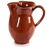 Tonkrug zum stilvolle Servieren - Karaffe - Krug - Wasserkrug - Weinkrug - Wikinger-Krug Größe 0,5 Liter