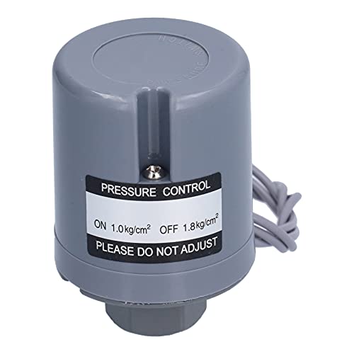 aqxreight Contrôleur de Pressostat de Pompe à Eau – Interrupteur Automatique en Alliage de Zinc pour Pompes Auto-amorçantes – Équipement de Plomberie Domestique Universel – Contrôle Fiable de la