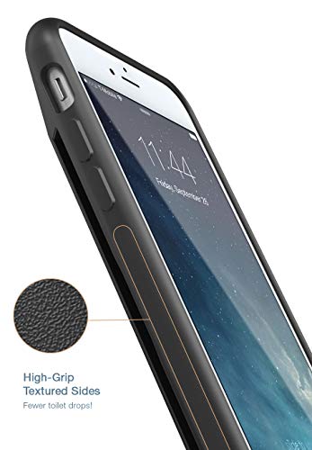 Smartish iPhone 6/6S Wallet Case - Wallet Slayer Vol. 1 [Slim + Protective] Credit Card Holder for Apple iPhone 6S/6 (Silk) - Black Onyx - Thumbnail 6