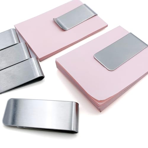 6PCS Stainless Steel Money Clip, Money Clip for Men & Women, Wallet Clip, Money Clips for Cash, Metal Money Clips Minimalist Front Pocket3