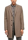  s.Oliver BLACK LABEL Herren 12.910.52.3309 Mantel, Braun (Cashmere Melange 84w1), X-Large (Herstellergröße: 52)