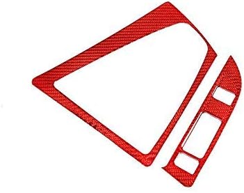 Miniatura 2 de YIWANG Consola central de coche de fibra de carbono real, marco de cambio de marchas, 2 piezas para BMW M3 M4 F80 F82 F83 2014-2018 conducción a la