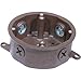 Nuvo Lighting SF76/652 Industrial Style Heavy Duty Alumninum Durable Outdoor Junction Box, Old Bronze
