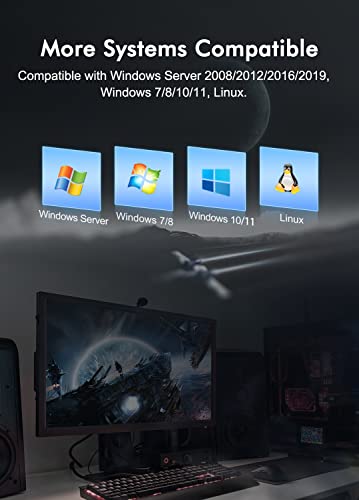 10Gb Sfp Pci-E Network Card, Intel 82599(X520) Controller, Nicgiga 10Gbps Ethernet Adapter, 10Gbe Sfp Port, 10G Nic Card, Support Windows/Windows Server/Linux/Vmware #TOP5