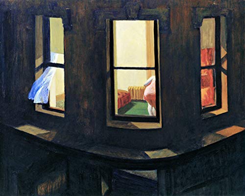 Night Windows-Edward Hopper - Canvas OR Print Wall Art