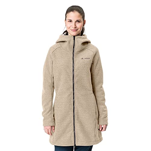 VAUDE Tinshan III Mantel Wollmantel – Beige – Gr. 46