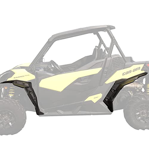 Kiwi Master Fender Flares Extended Compatible For 2018-2023 Can-Am Maverick Sport/Trail Accessories Extensions Mud Flaps Guards #715004958 715004959 #TOP22