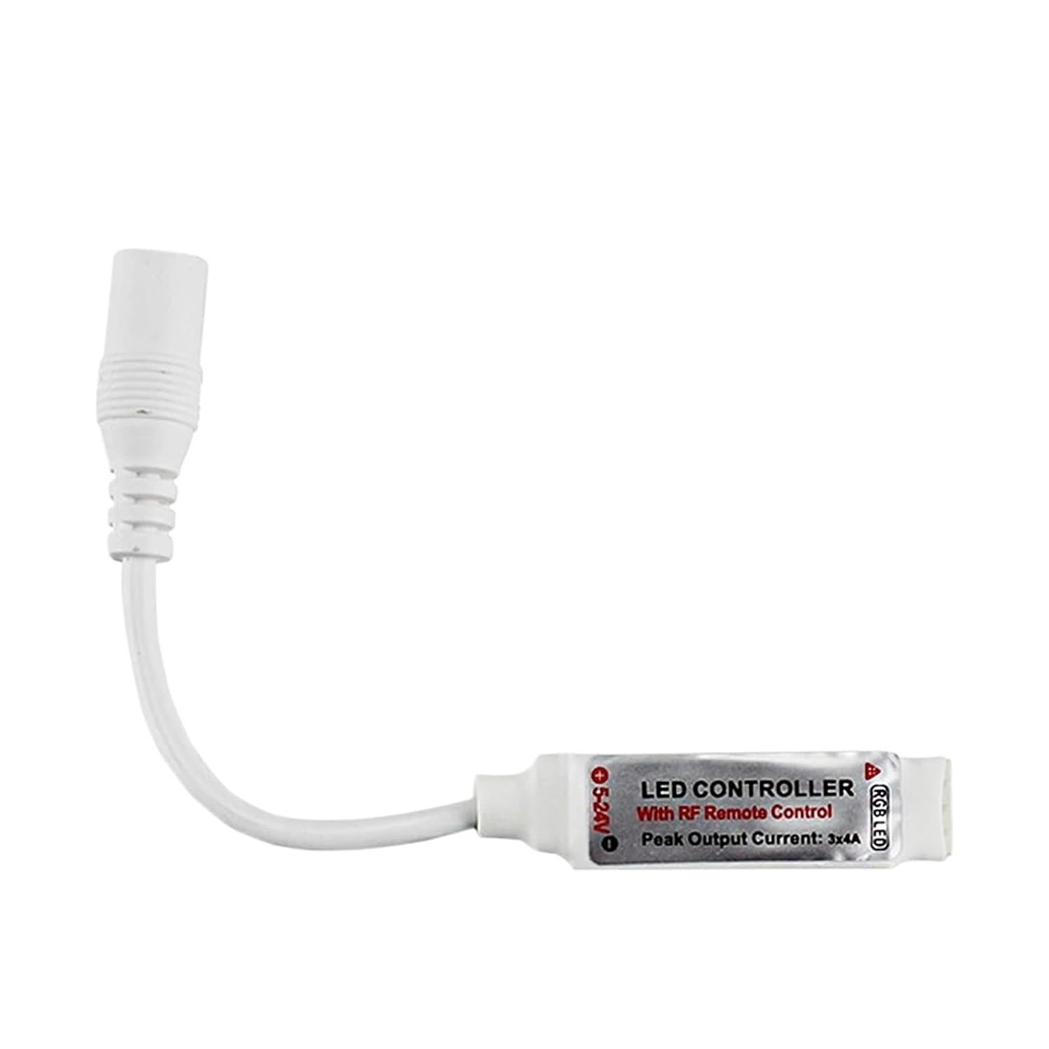 DC5-24V 17-Key LED Dimmer Remote Control Mini USB White/Black/DC Controller for 5050 RGB Color Bar(USB Back)