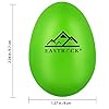 EastRock Professional Maracas 6-Pack Plastic Egg Shakers - Precision Hand Percussion for Musicians, Rhythm Training, Band Practice (Blue, Orange, Green) #1