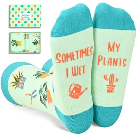 Funny Plant Socks For Women Teen Girls - Gardening Gifts, Mom Plant Lady Gifts, Plant Socks, Mothers Day Socks Cover