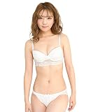 [ラウレアアコアコア] ホワイト B65 レディース ブラ ブラジャー ショーツ 上下 セット 下着 フリル シンプル レース 女性 ワイヤーブラ 勝負 可愛い セクシー レースブラ フリルレース ブラショーツセット ブラショーツ リボン付 かわいい シフォンブラジャー 総レース 小さい用 小サイズ サイズ小型 セット小さい 小胸用ブラ 小さな下着 小さい下着 小ブラセット 小さめサイズ