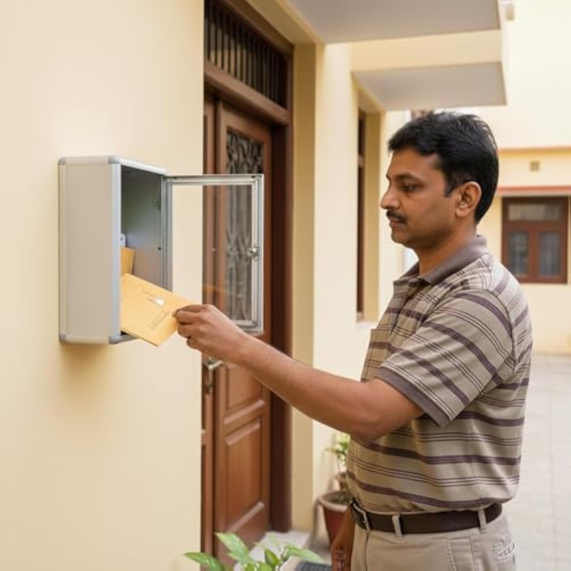 Multipurpose Wall-Mounting Letter Box with Lock