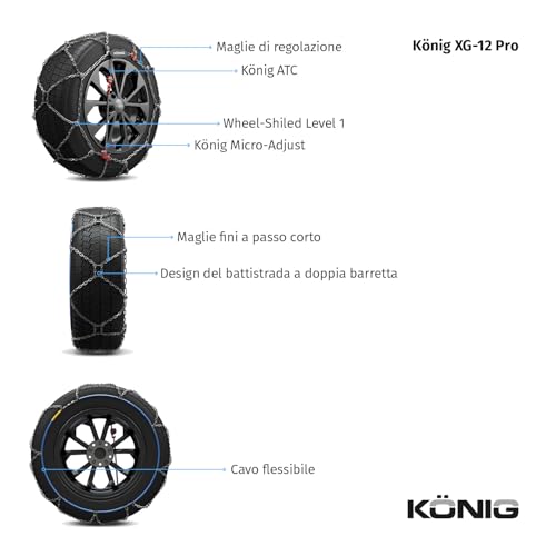 KÖNig XG-12 Pro 252 - Catene Da Neve - 4