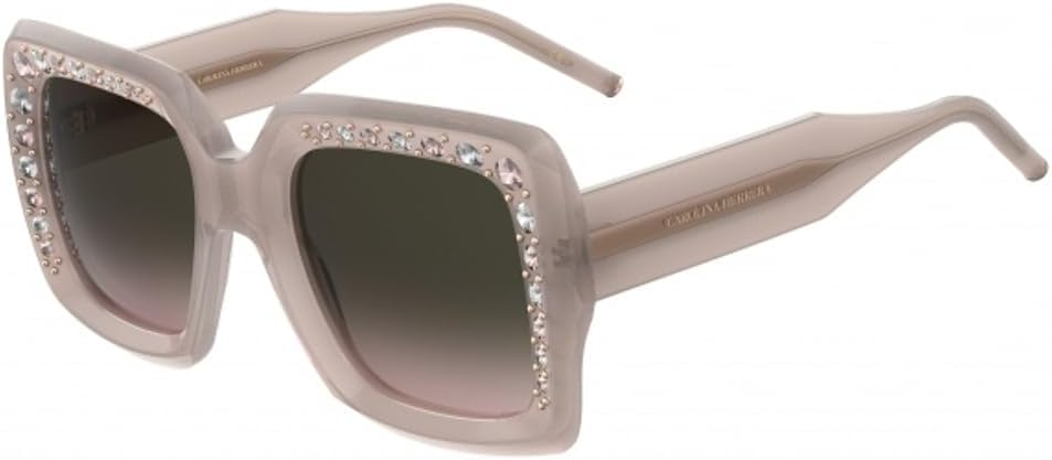 Carolina Herrera Her 0178/S 53/23/145 Unisex Sunglasses, FWM/M2 Nude, 53, Fwm/M2 Nude, 53