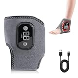 1 PCS Masseur Pied 3 en 1, 3 Modes Vibration, 3 Niveaux Réglage Intelligent de la Température, Soulage les Douleurs aux Pieds, Chauffe Pieds avec Appareil de Massage pour Cheville, Talon, Semelle