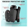 Forzueby Adult/Kids Knee Pads Elbow Pads Wrist Guards 6 in 1 Protective Gear Set for Inline Roller Skating Skateboarding Scooter BMX etc.