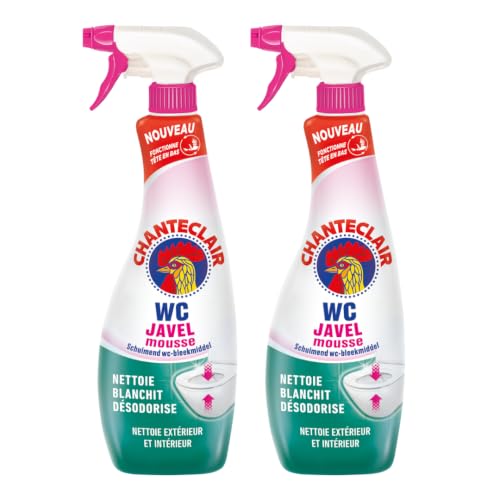 Chanteclair Spray WC Mousse Active Javel 625 ml - Nettoie en profondeur