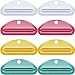 Chengu 8 Pieces Toothpaste Tube Squeezer Dispenser Toothpaste Clips for Bathroom (Red, Green, Yellow, White)