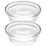 OUNONA 2 Tapas De Jarra De Agua De Vidrio Con Sellado De Silicona Antiderrames...