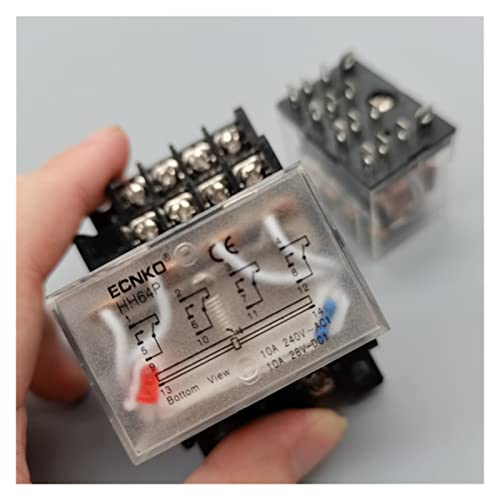 Relé HH64P LY4NJ para automatización de cuadros eléctricos industriales de 24V 8