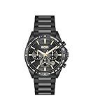 BOSS Montre Chronographe à Quartz pour Homme Collection Strike Chrono avec Bracelet en Acier Inoxydable ou en Silicone