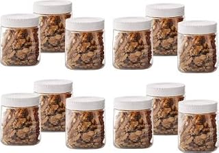 Cello Plastic Food Container (Pack of 12, White) - 500ml