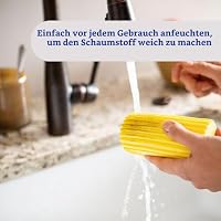 Scrub Daddy Damp Duster Staubschwamm, Staubwedel waschbar mit Rillen, Putzutensilien Haushalt für Holzjalousien, Heizkörper und Spiegel, Spinnenwebenentferner, Putzschwamm Antistatisch, Blau – Ansicht 5