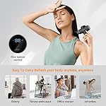 AERLANG Massage Gun,Deep Tissue Massage Gun-Handheld Percussion Muscle Massager with 10 Speeds & 6 Heads with Carry Case for On The Go Usage, Rechargeable for Fathers Day Gift Ideas