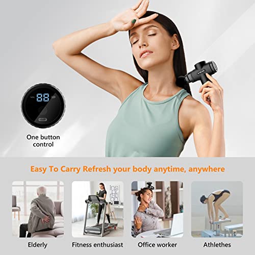 image for AERLANG Mini Massage Gun,Muscle Deep Tissue Massager Gun, Handheld Per