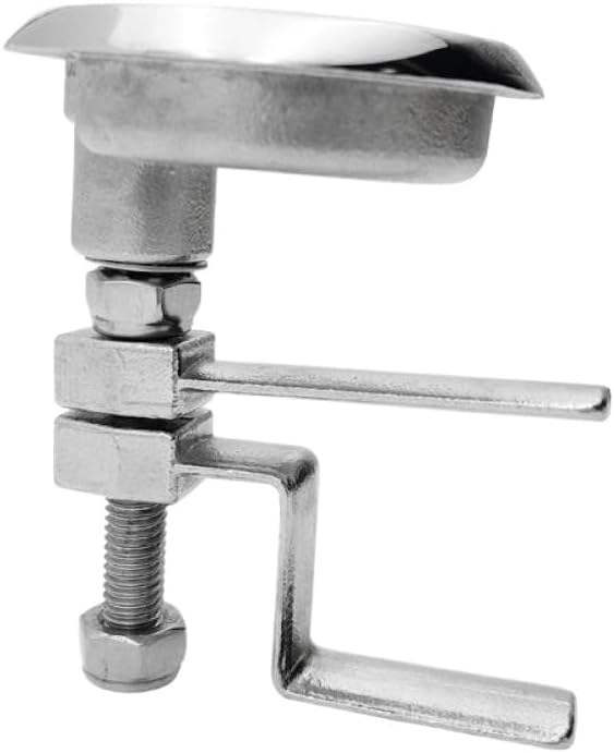 Marine Lock Latch 316 Stainless Steel Hatch Pull Turning Lock Lift Handle Boat Parts Accessories Compatible with Marine Hardware
