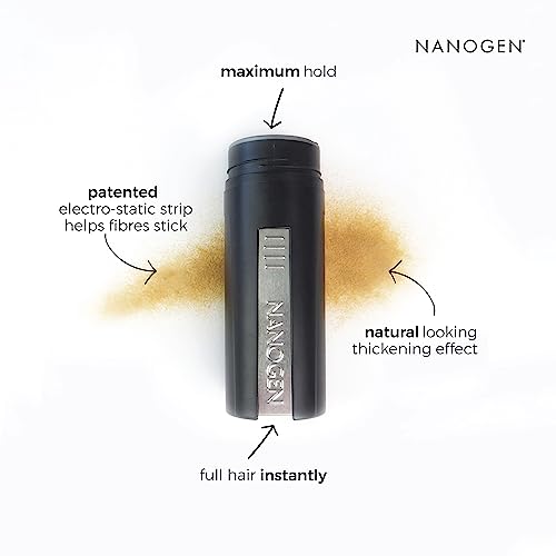 Image of Nanogen Keratin Thickening Hair Fibres Hair Touch Up, 30g - White