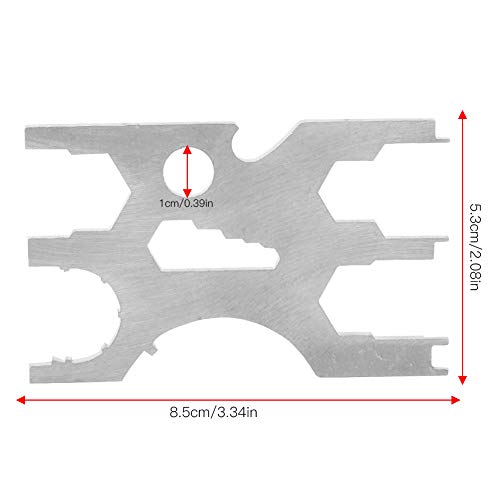 SPYMINNPOO Scubas Conjunto de ferramentas de mergulho, multiferramenta de mergulho, aço inoxidável,