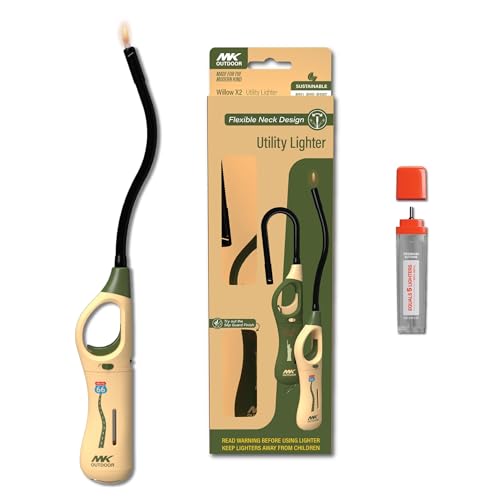 Encendedores MK recargables a prueba de viento, pack de 2 miniatura 1