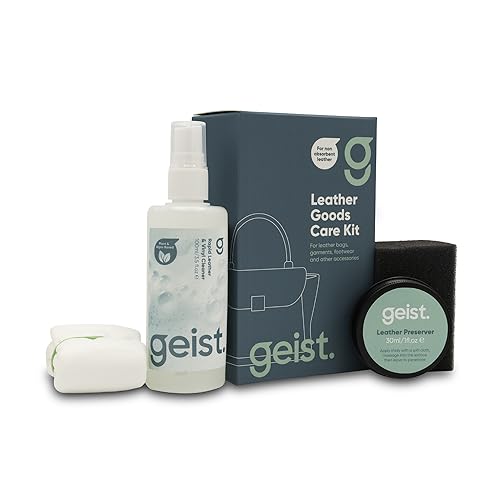 Geist. Leather Goods Care Kit | Clean and Protect Pigmented Leather
