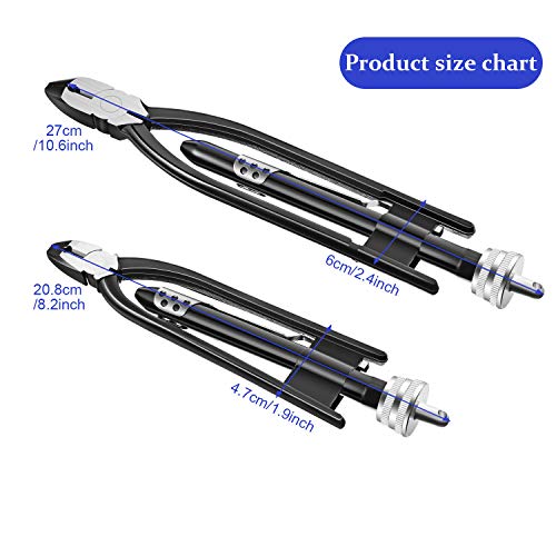 2 Pieces Safety Wire Pliers, 9 Inch 6 Inch Wire Twisting Tool Lock Wire Pliers And 32 Feet 0.5 Mm Wire For Aircraft Auto Industry #TOP4