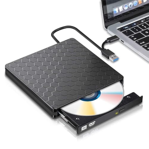 Graveur DVD externe haute vitesse cache 8 Mo finition ABS noir mat - 6