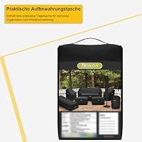 Dokon Abdeckung für Tischtennisplatte Outdoor, Hülle Tischtennis klappbar – Ansicht 7