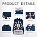 AIOMXZZ Backpack for Boys Girls, 17 Inch Large Capacity Universe Bookbag for Kids Teens, Cartoon School Bags for Elementary Middle School, Lightweight Backpacks for Travel