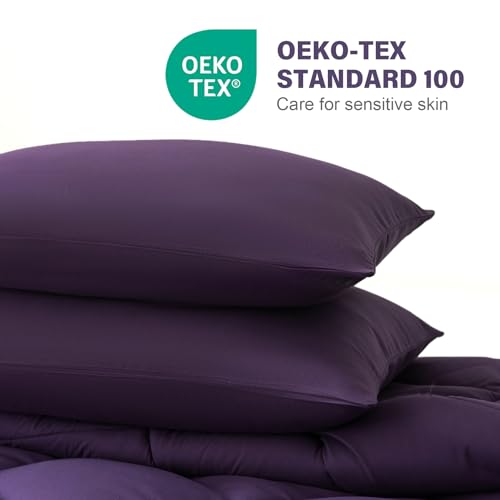 Decroom Lightweight 3 Pieces Comforter Set King Quilted Duvet Insert by Decroom - Used condition - Image 6
