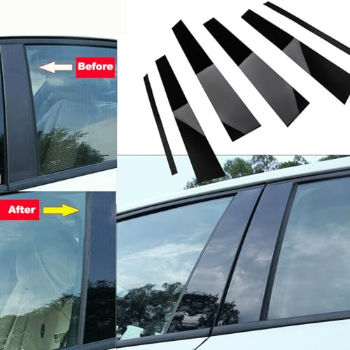 Embellecedor de poste de puerta para lucir un BMW Serie 3 E90 impecable en carretera 3