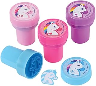 Unicorn Pencil Top Stampers, 12x pcs