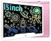 LCD Writing Tablet, Richgv 15 Inches Writing Doodle Board Electronic Digital Writing Pad for Kids and Adults at Home,School,Office Pink